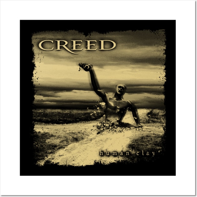 Creed - Human Clay Wall Art by WithinSanityClothing